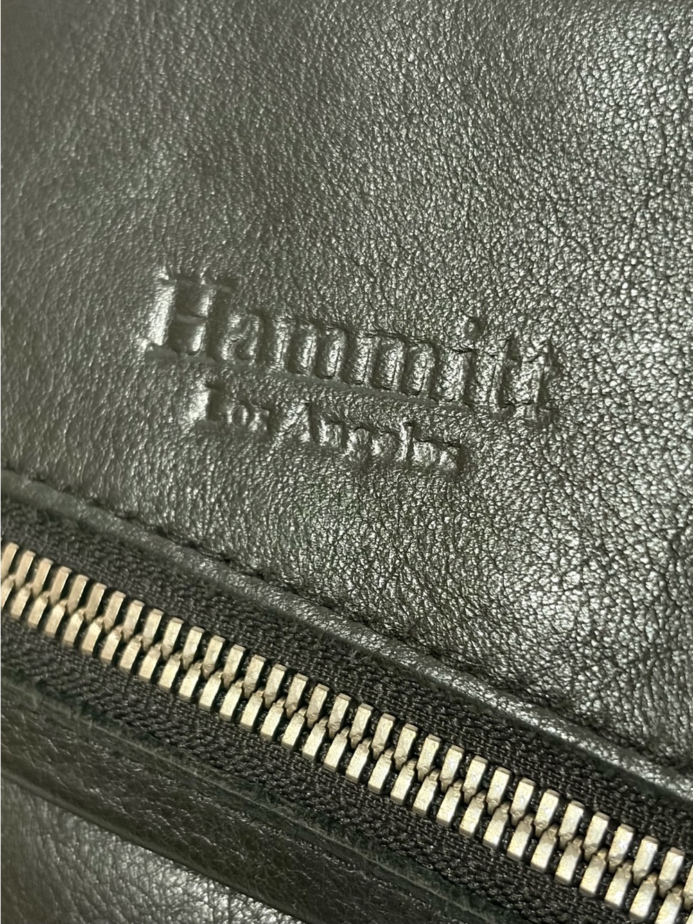 Hammitt VIP Small OG In Black Leather With Brushed Silver Hardware - Picture 9 of 16
